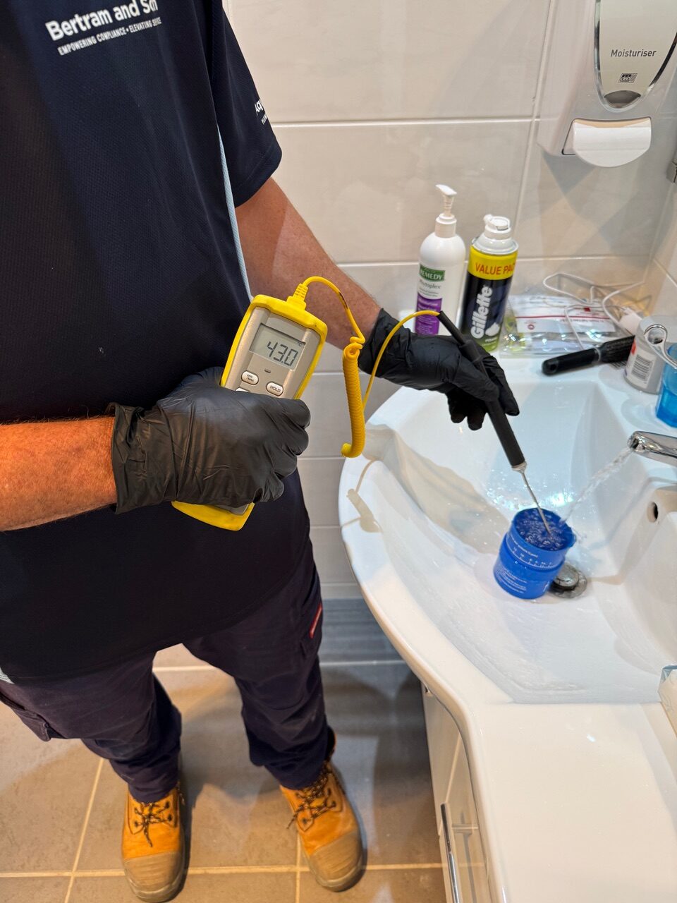 Legionella Control – Monthly Temperature Checks